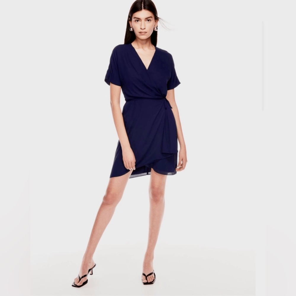 Aritzia Babaton Wallace dress in Pure Indigo